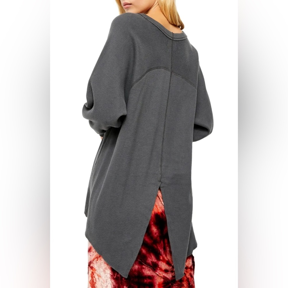 Free People We The Free Amelia Split-Back Thermal Top